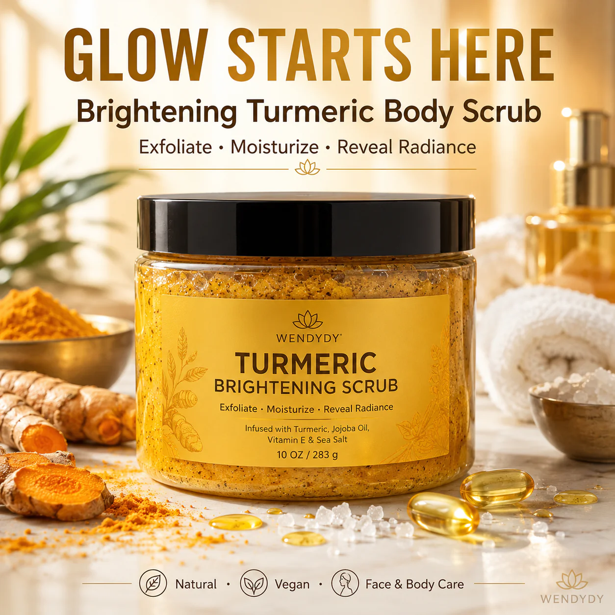 Turmeric Body Glow Scrub
