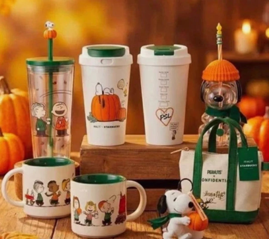 2026 Starbucks X Peanuts Snoopy Glass Cup Brand New 100% Authentic
