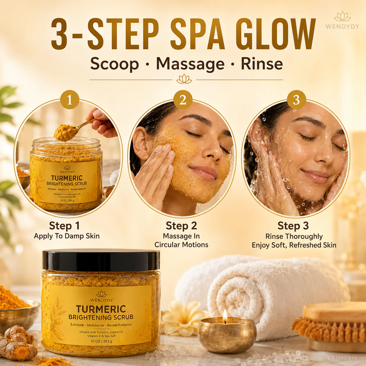Turmeric Body Glow Scrub