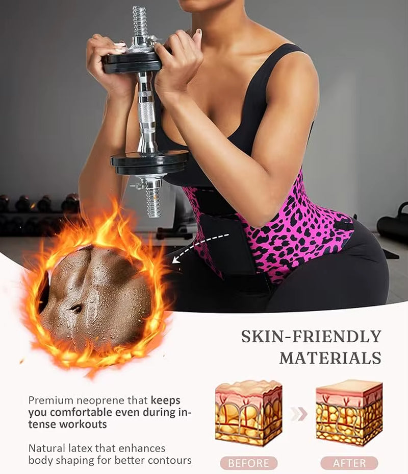 Adjustable Waist Trainer Corset for Women Fitness Triple-Wrap Postpartum Tummy Control Slimming Belt Gym Workout Waist Trimmer