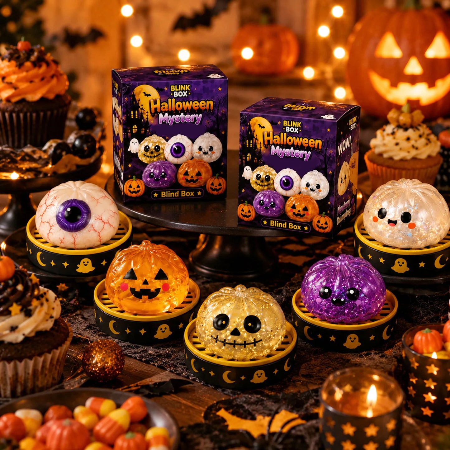 Halloween Ghost Maltose Squishy Toys
