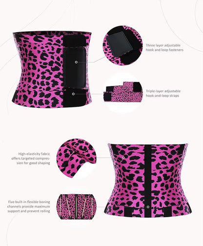 Adjustable Waist Trainer Corset for Women Fitness Triple-Wrap Postpartum Tummy Control Slimming Belt Gym Workout Waist Trimmer